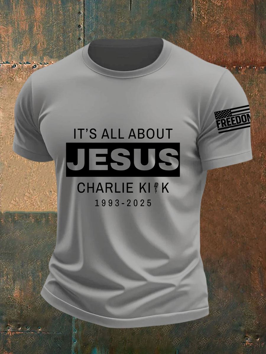 Men's It's All About Jesus R.I.P C.K Tee-America250
