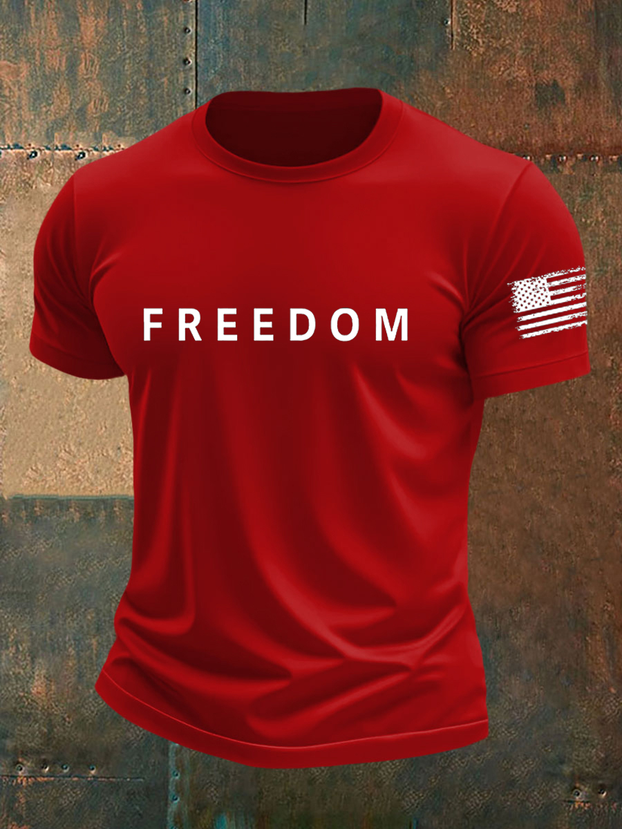 Men's Freedom Is Not Free R.I.P C.K Short Sleeve T-shirt-America250