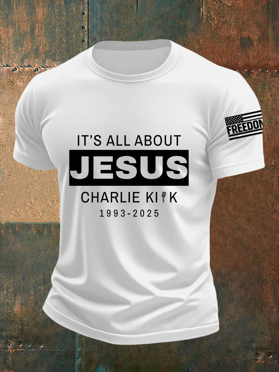 Men's It's All About Jesus R.I.P C.K Tee-America250