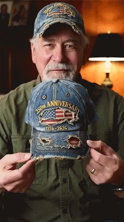 🏆Hand-Embroidered Artisan Cap💖US 250th Anniversary Casual Hat