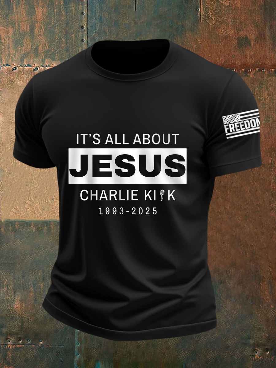 Men's It's All About Jesus R.I.P C.K Tee-America250
