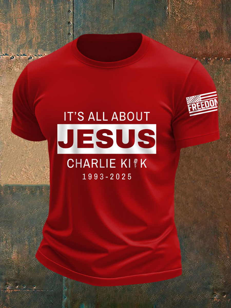Men's It's All About Jesus R.I.P C.K Tee-America250