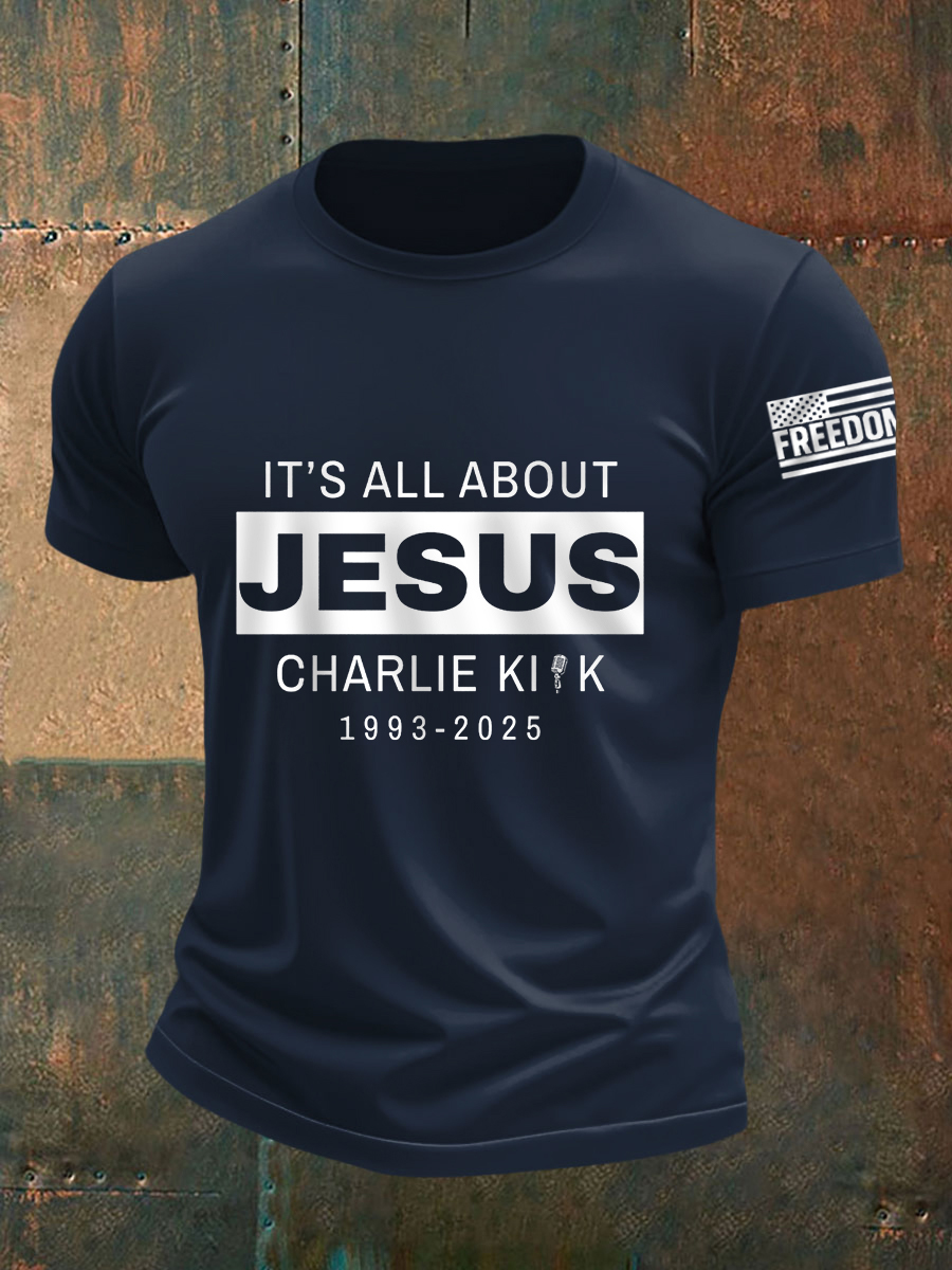Men's It's All About Jesus R.I.P C.K Tee-America250