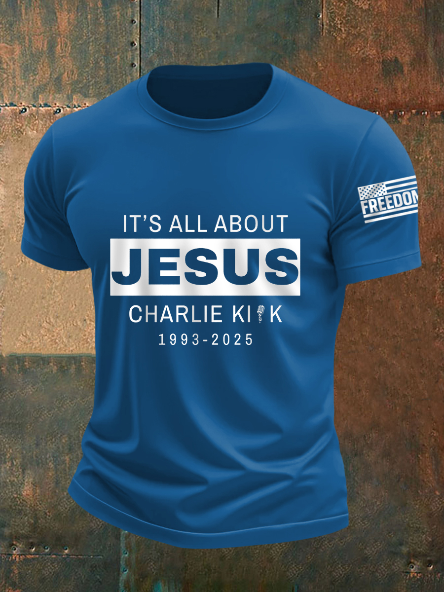 Men's It's All About Jesus R.I.P C.K Tee-America250