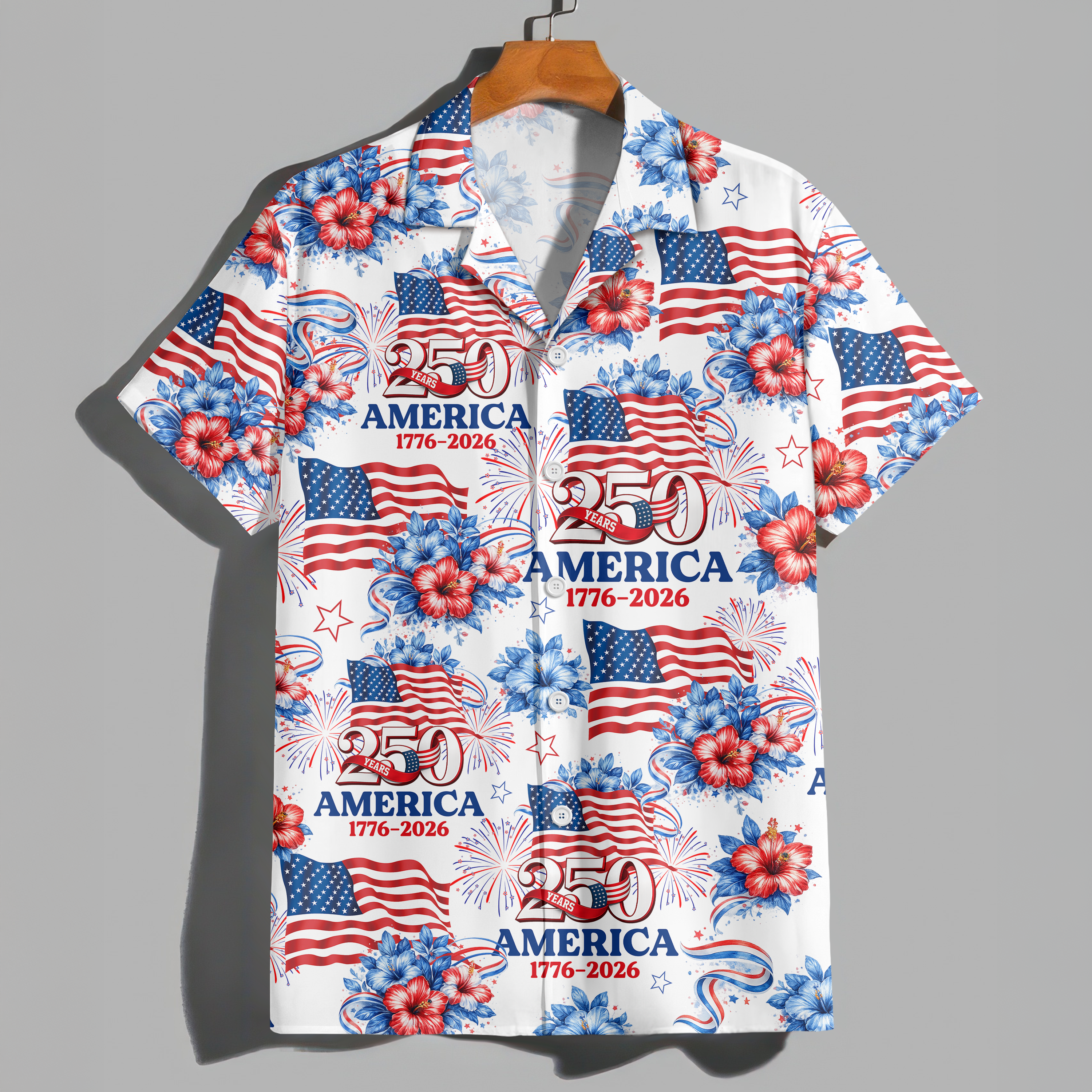250 Years America 1776-2026 Patriotic Hawaii Shirt
