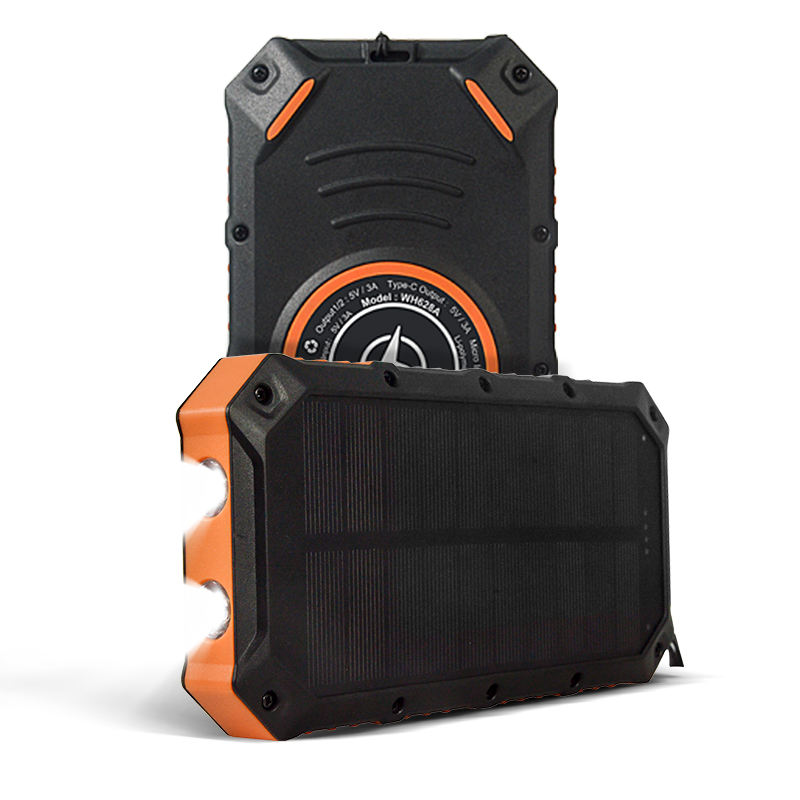 Portable Wireless Solar Charger Power Banks 20000mah 30000mah Triple Usb Solar Powerbank Good for Outdoor Use-quacoa