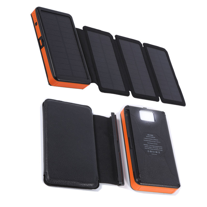 Efficient Fast Solar Charging Panels Waterproof 25000Mah Outdoors Camping Mini Portable Wireless Solar Mobile Phone Charger