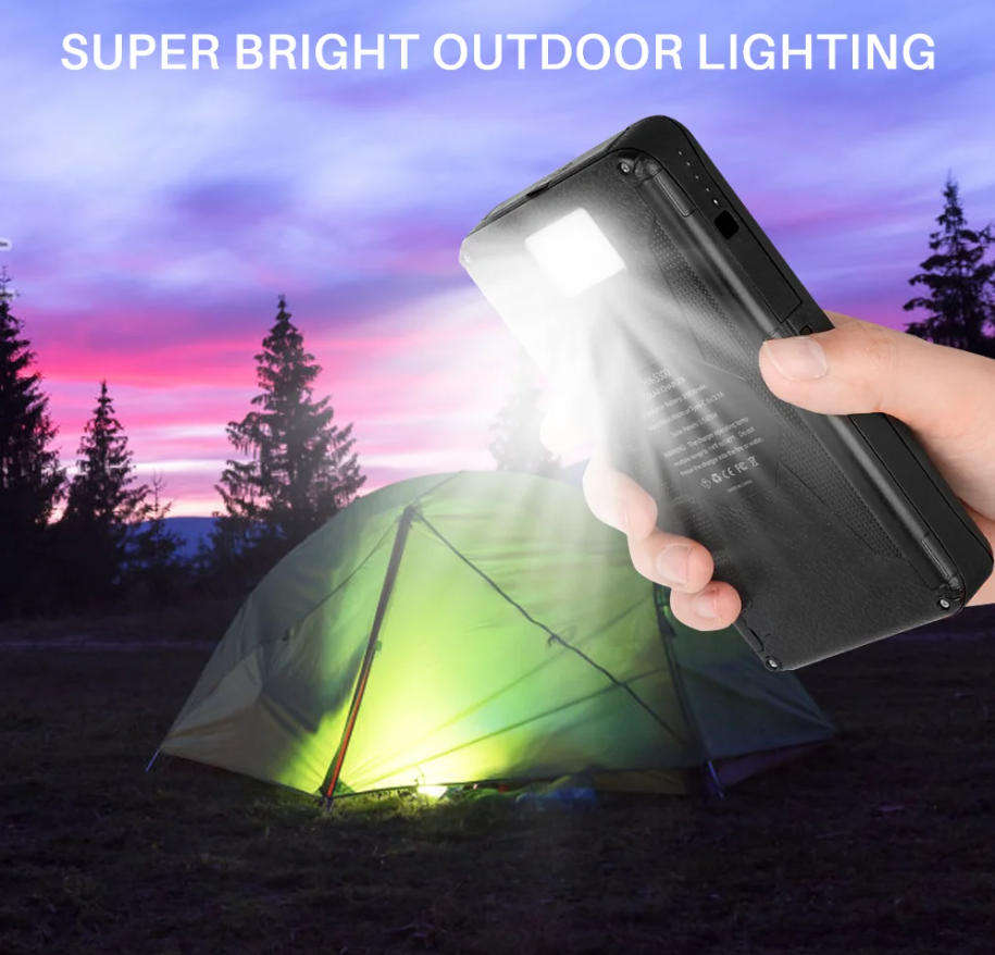 Efficient Solar Charging Panels Magnetic with 30000Mah Power Banks Mobile Phone Charger Super Fast Charging for Outdoors Camping