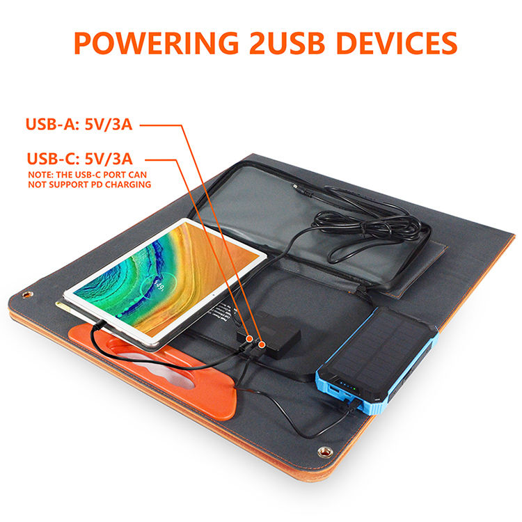 Hot Selling Product Foldable Solar Panels 100w Monocrystalline Etfe Type Solar Panel Kit for Travel