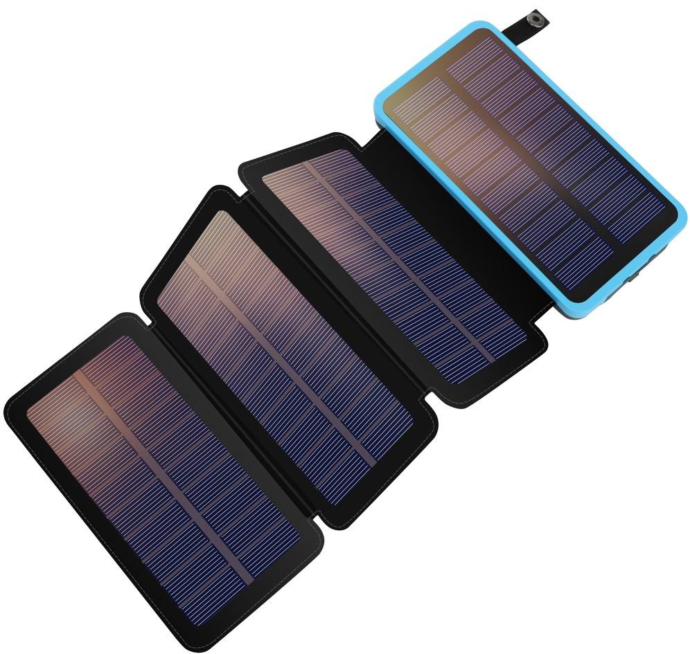 Efficient Fast Solar Charging Panels Waterproof 25000Mah Outdoors Camping Mini Portable Wireless Solar Mobile Phone Charger