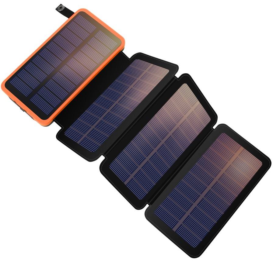 Efficient Fast Solar Charging Panels Waterproof 25000Mah Outdoors Camping Mini Portable Wireless Solar Mobile Phone Charger