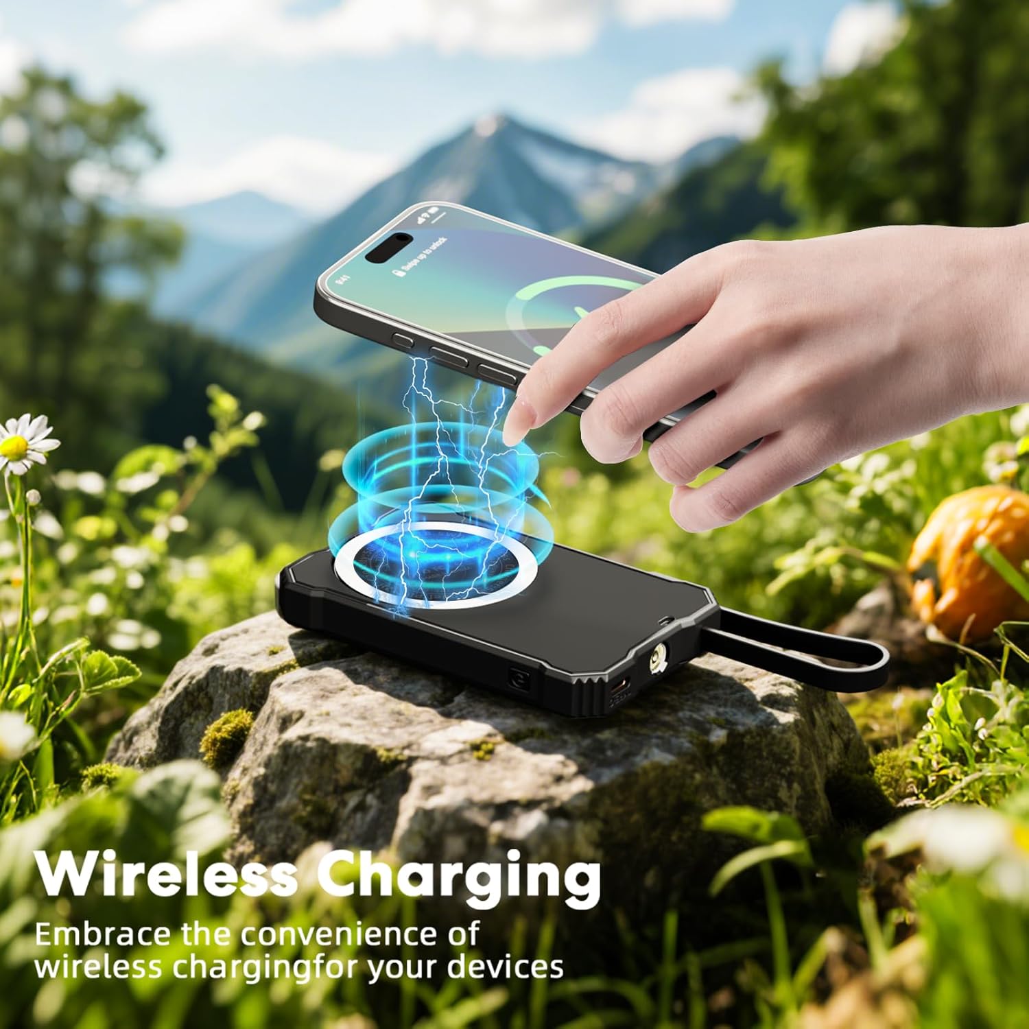 Solar Panels Power Banks - PBS32H-5 with 5.5W Solar Panels and 5000mAh Removable Battery