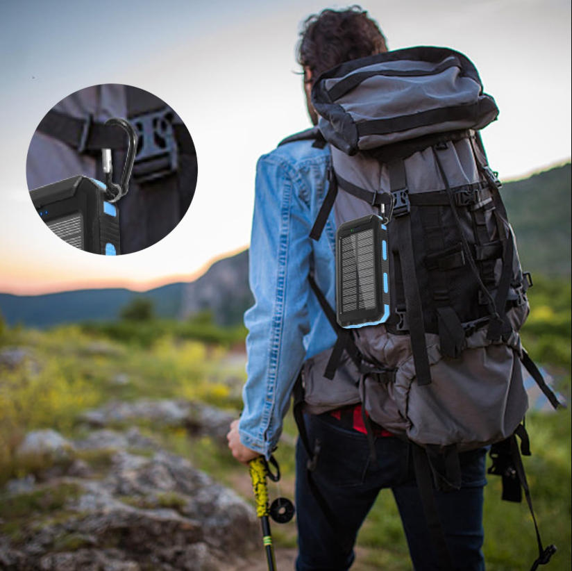 Solar Power Banks PS35K  Builtin 4 cables 10000mAh