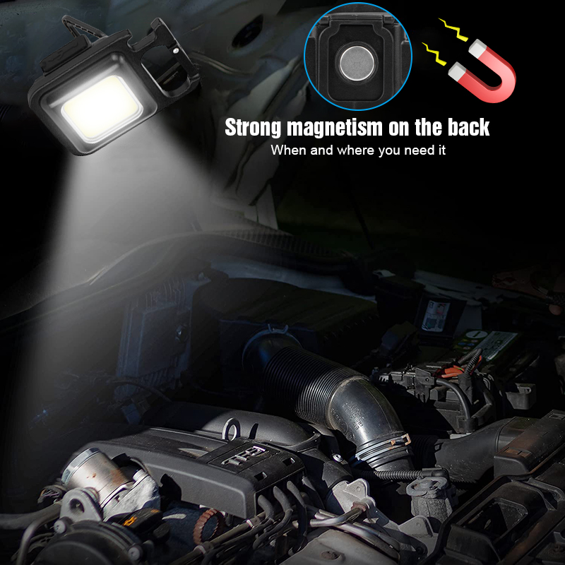 LAST DAY 49% Off - Cob Keychain Work Light--buy 5 get 3 free & free shipping(8pcs)