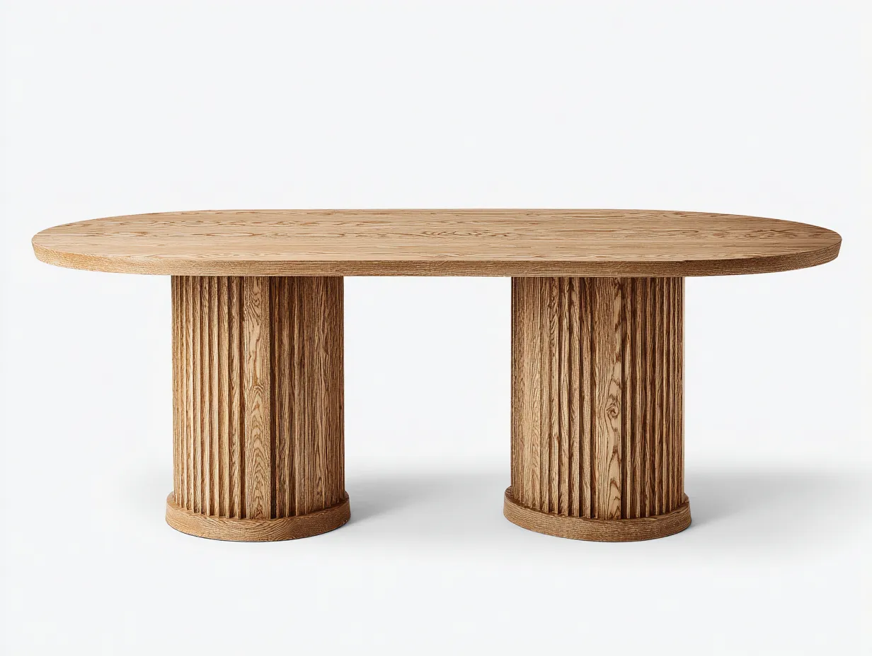 Tavolo da giardino in legno 200x100x75 cm - marrone - design moderno-Snugena