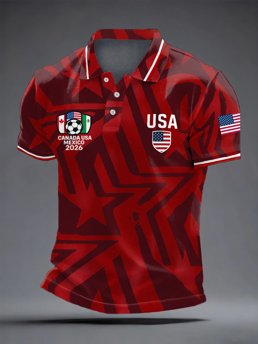 2026 World Cup-Men's USA Soccer Supporter Shirt