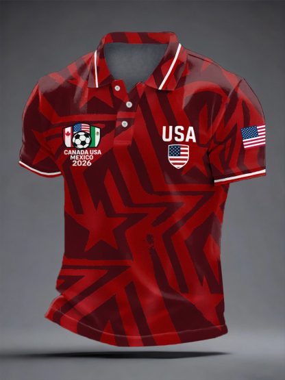 2026 World Cup-Men's USA Soccer Supporter Shirt