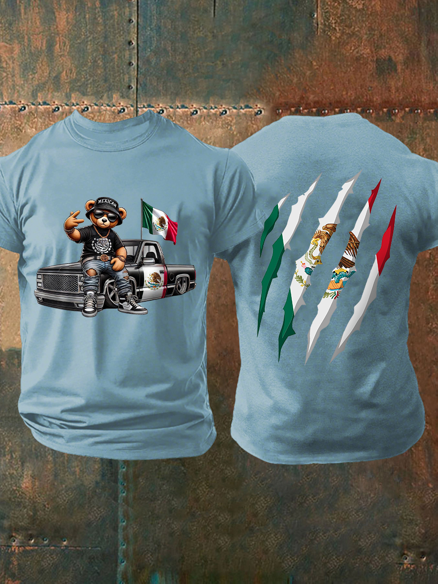 2026 World Cup-Men's Mexican Bear T-Shirts