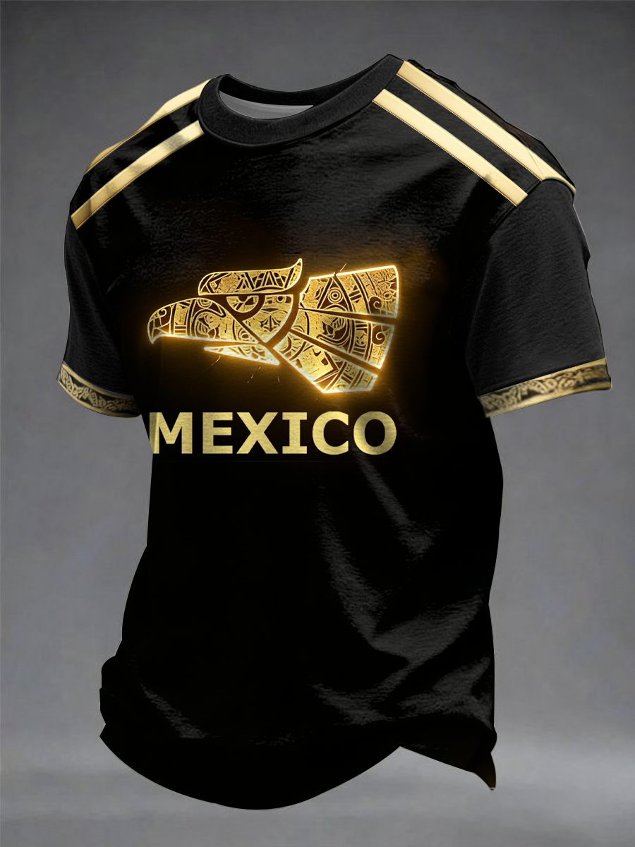 2026 World Cup-Men's Mexico Baseball Lover Print short sleeves t-shirt