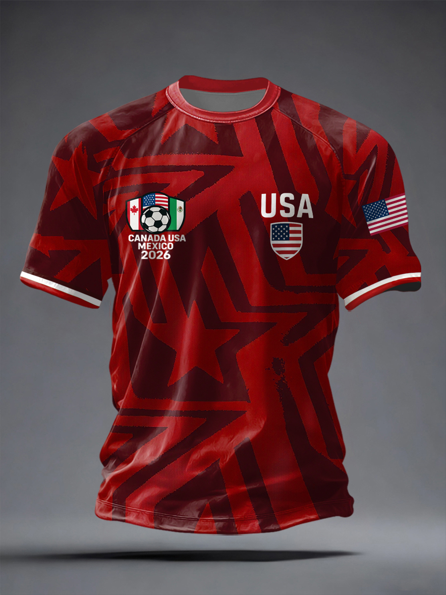2026 World Cup-Men's USA Soccer Supporter Shirt