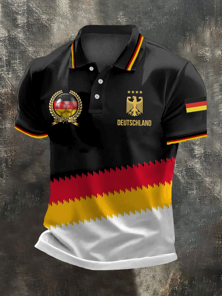 2026 World Cup-Men's Germany 2026 Soccer Team Supporter Print Shirt