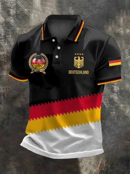 2026 World Cup-Men's Germany 2026 Soccer Team Supporter Print Shirt