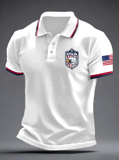 2026 World Cup-Men's USA Soccer Printed Shirt