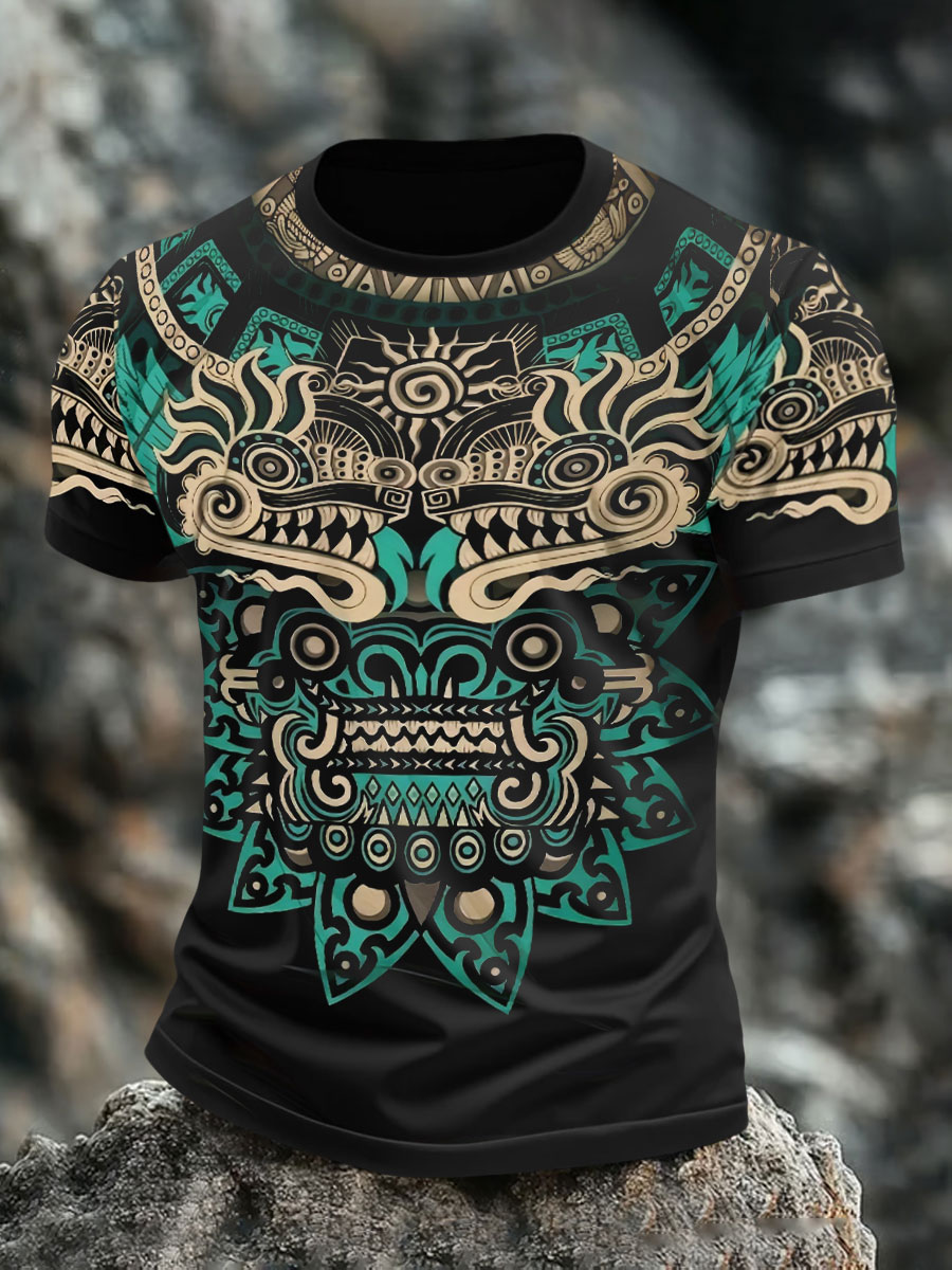 2026 World Cup-Men's Aztec T-shirts