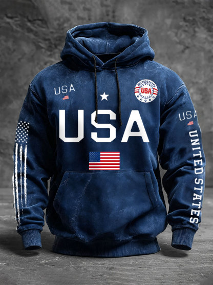 2026 World Cup-Men's USA Flag Hoodies