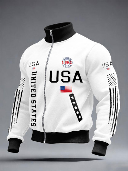 2026 World Cup-Men's USA Flag Jackets