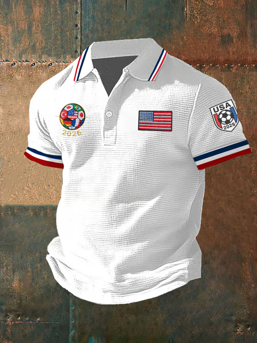 2026 World Cup-Men's USA Soccer Short Sleeve Shirt