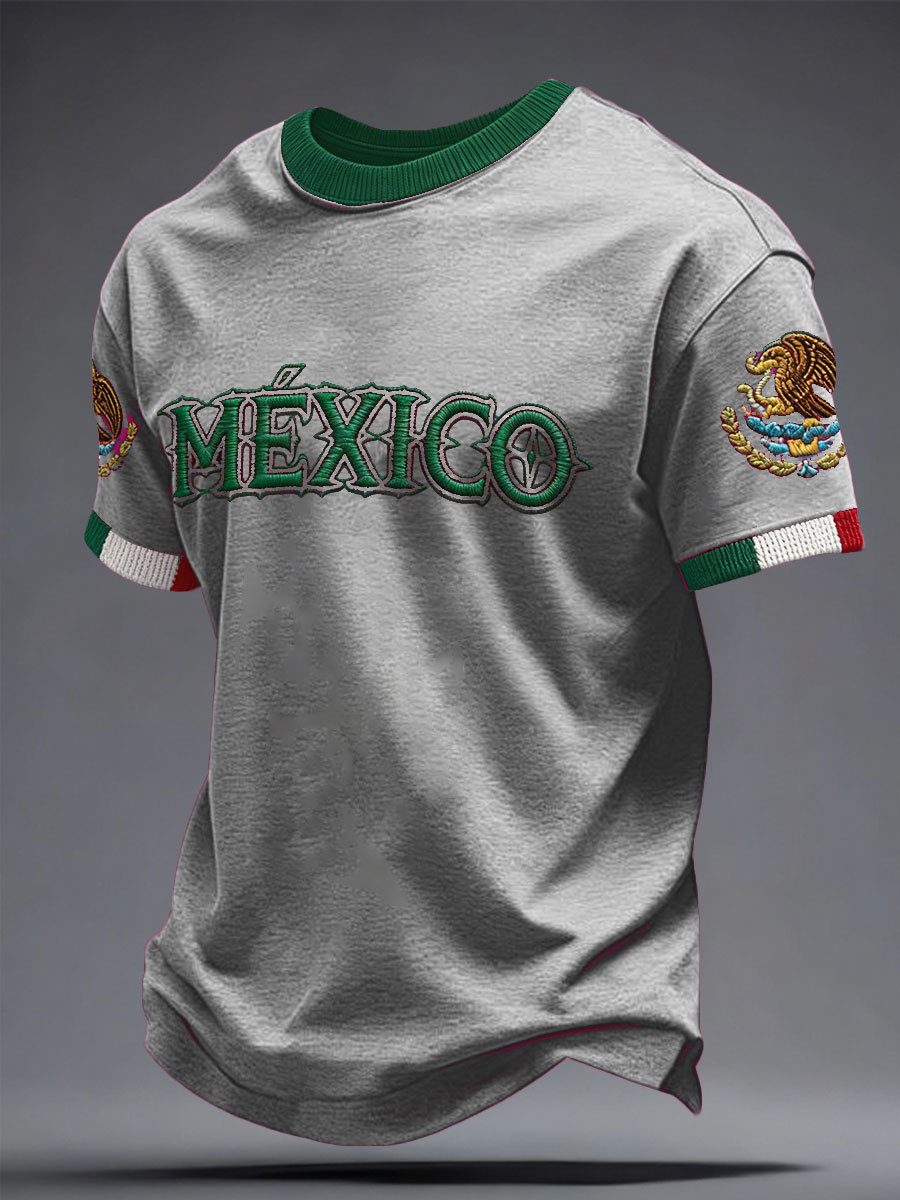 2026 World Cup-Unisex Mexico Football Lover Printed T-shirt