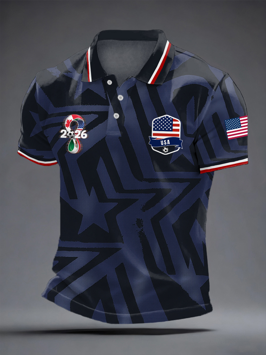 2026 World Cup-Men's USA Soccer Supporter Shirt