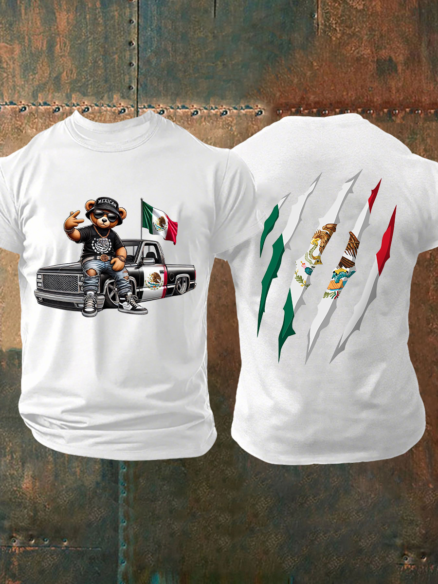 2026 World Cup-Men's Mexican Bear T-Shirts