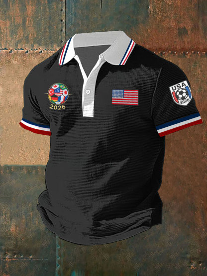 2026 World Cup-Men's USA Soccer Short Sleeve Shirt