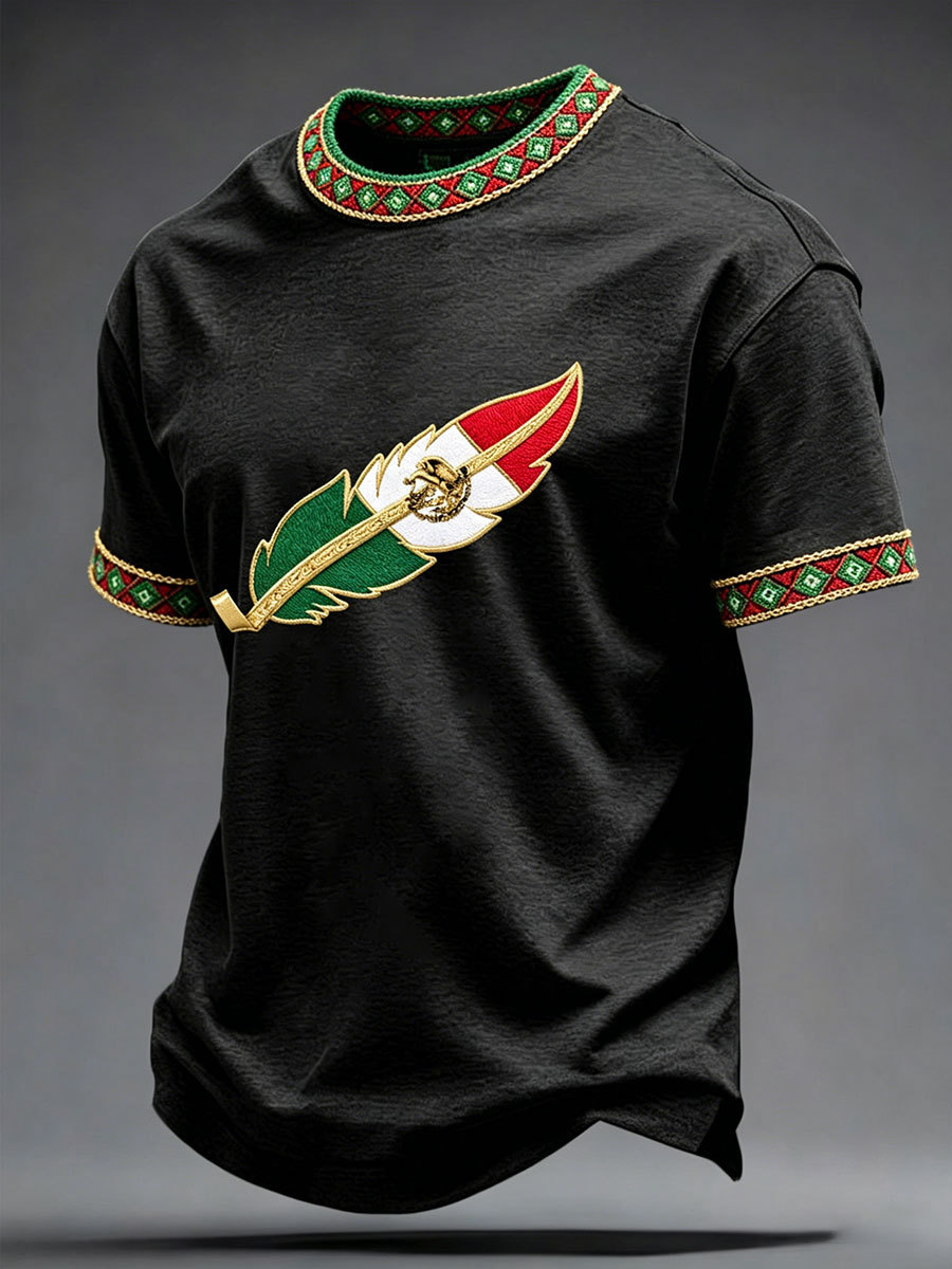 2026 World Cup-Men's Mexico Football Lover Art Printed T-shirt