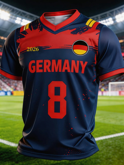 2026 World Cup-Men's Germany Football Fan Jersey