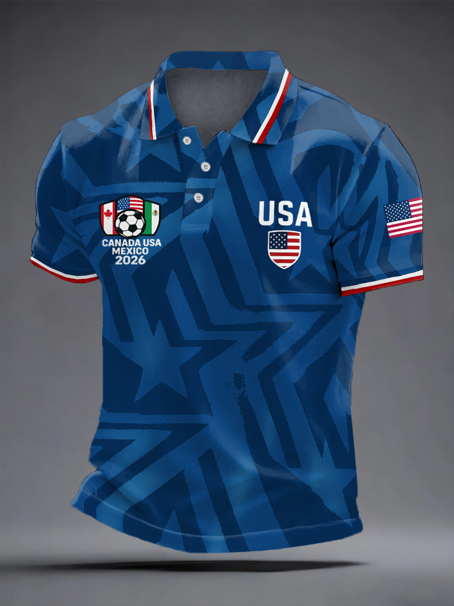 2026 World Cup-Men's USA Soccer Supporter Shirt