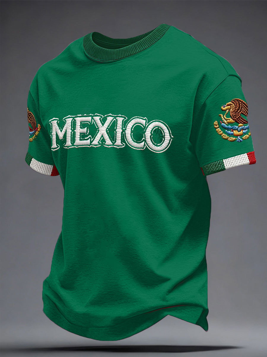 2026 World Cup-Unisex Mexico Football Lover Printed T-shirt