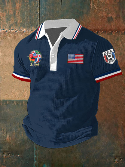 2026 World Cup-Men's USA Soccer Short Sleeve Shirt