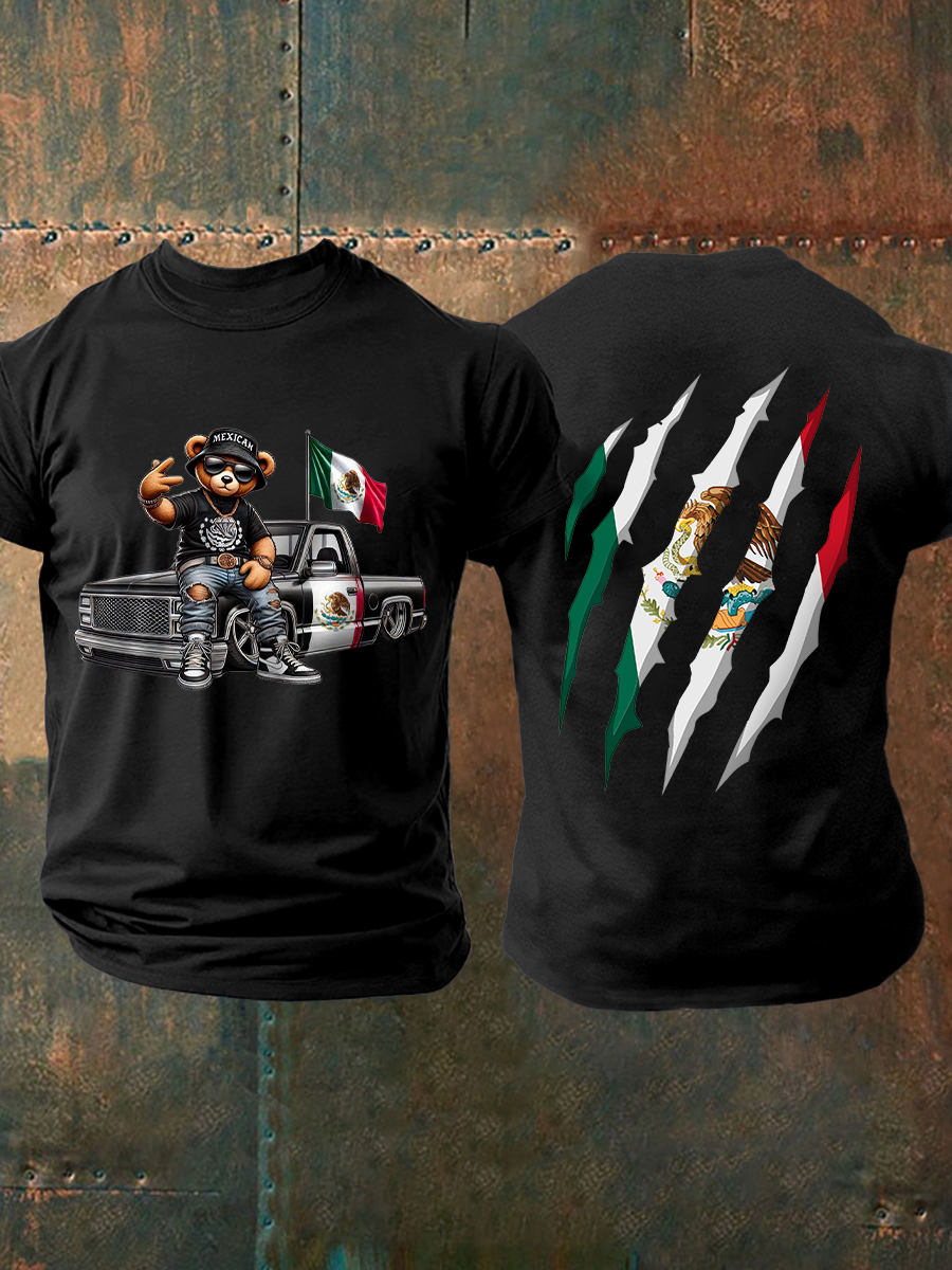2026 World Cup-Men's Mexican Bear T-Shirts