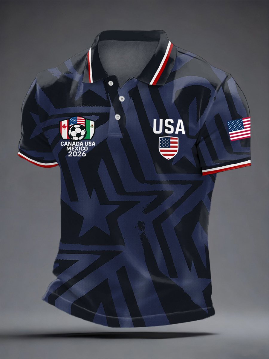 2026 World Cup-Men's USA Soccer Supporter Shirt