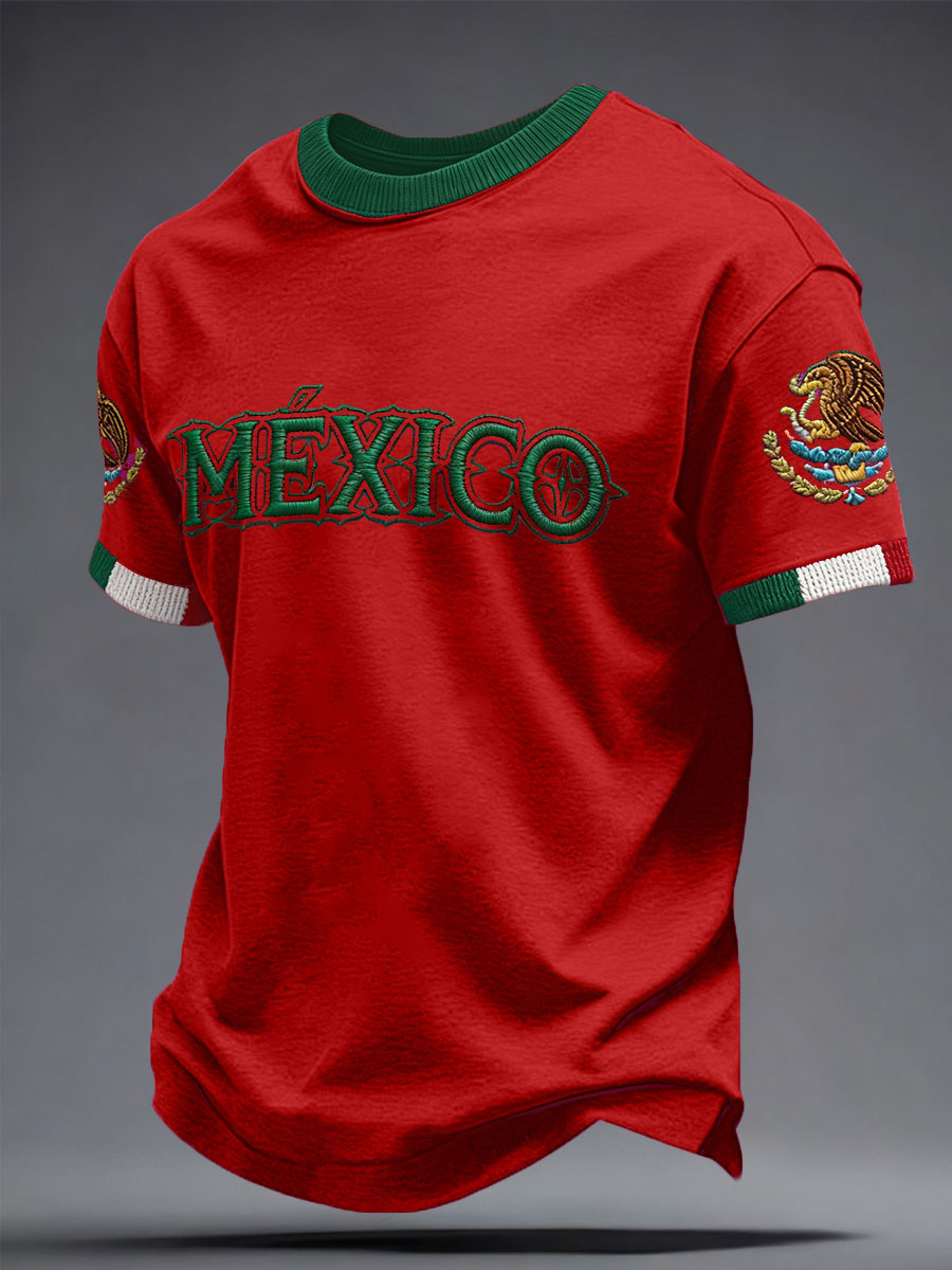 2026 World Cup-Unisex Mexico Football Lover Printed T-shirt