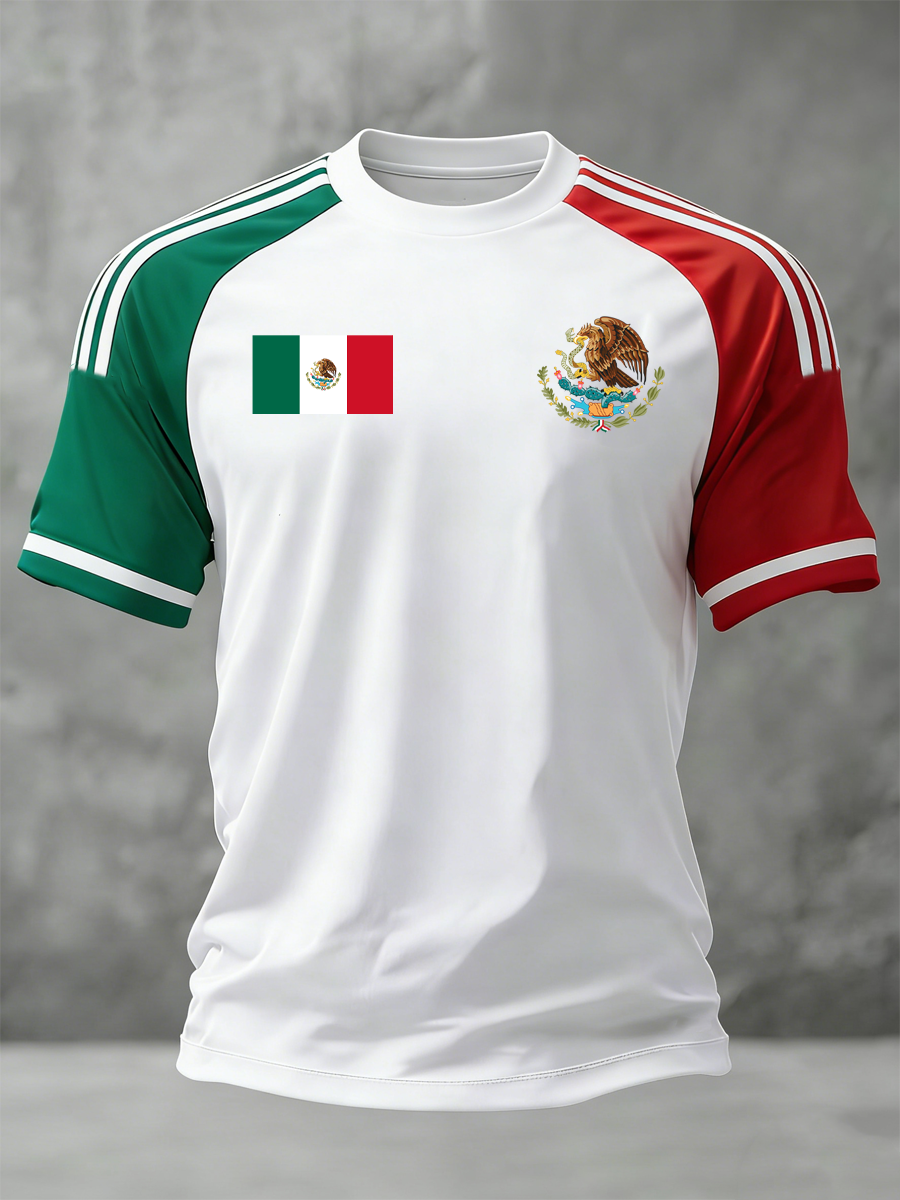 2026 World Cup-Men's Mexico Baseball Lover Print short sleeve t-shirt