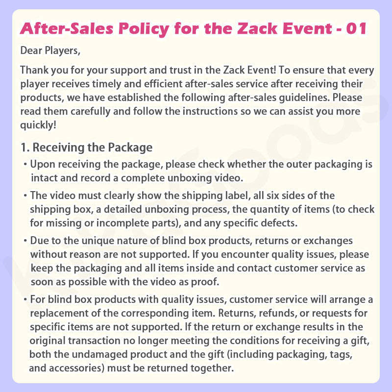 Zack Event Series 1/8 Action Figure BJD Blind Box