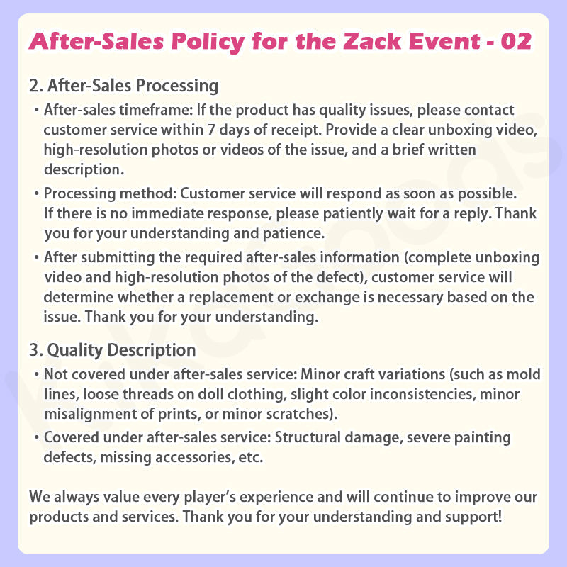 Zack Event Series 1/8 Action Figure BJD Blind Box