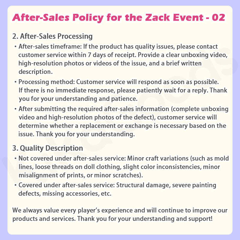 Zack Event Series 1/8 Action Figure BJD Blind Box