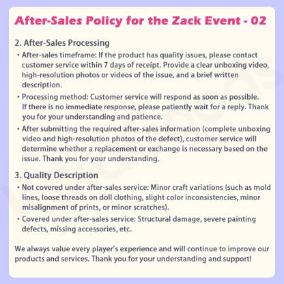 Zack Event Series 1/8 Action Figure BJD Blind Box