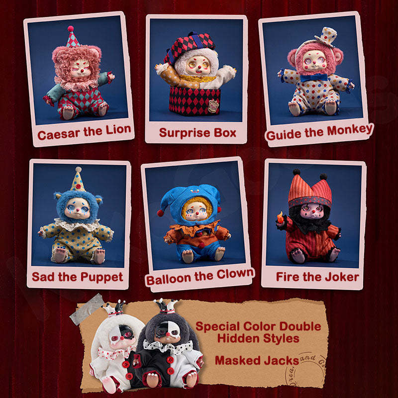 Cino's Dreamland Circus Series Plush Blind Box