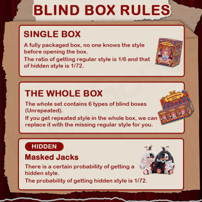 Cino's Dreamland Circus Series Plush Blind Box